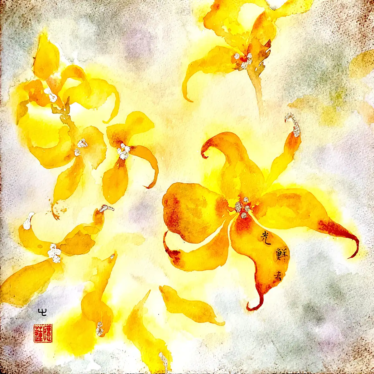 Petals In Passing Light 